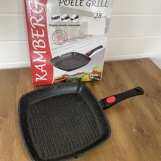 Poêle grill 28 cm 