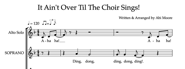 It Ain't Over Til The Choir Sings