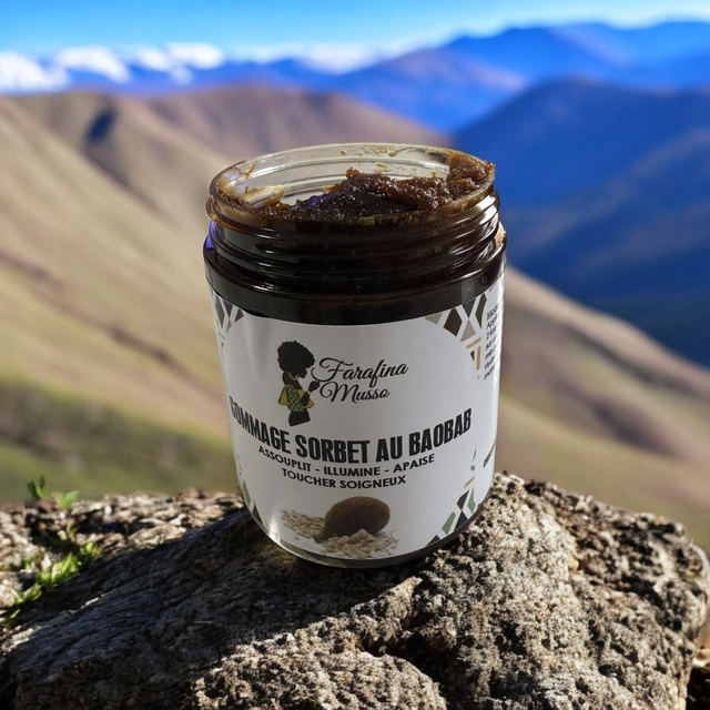 Gommage Corps au Baobab – Exfoliant Naturel, Hydratant et Éclatant 200g