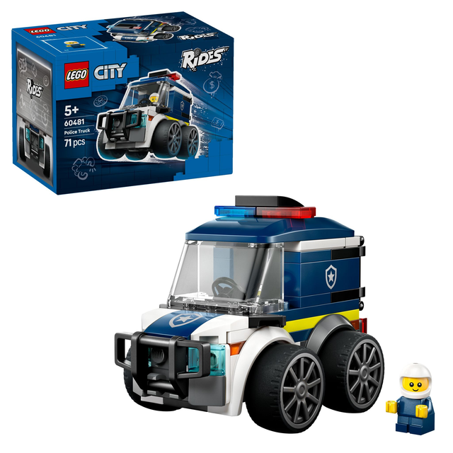 LEGO 60481 City Coole Flitzer – Polizei-Truck