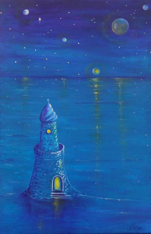 Un phare sous les étoiles