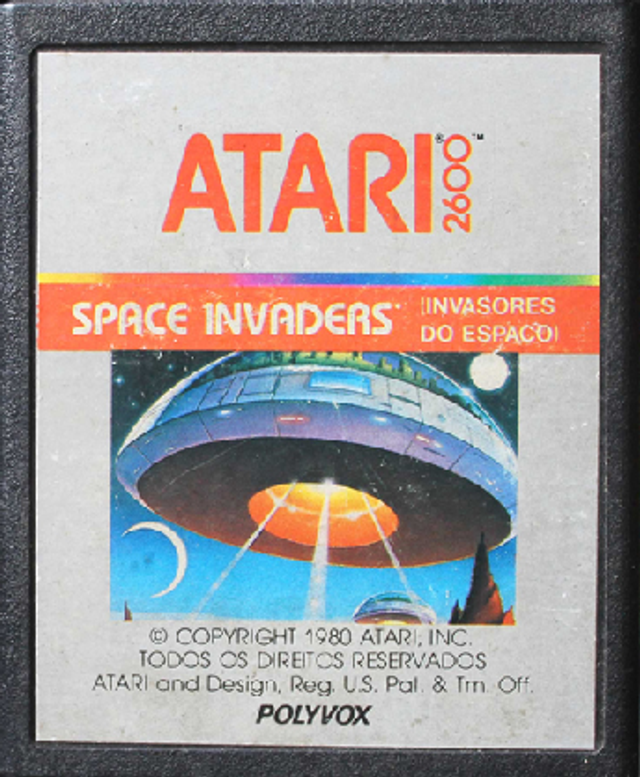 Space Invaders polyvox Atari 2600 cartridge