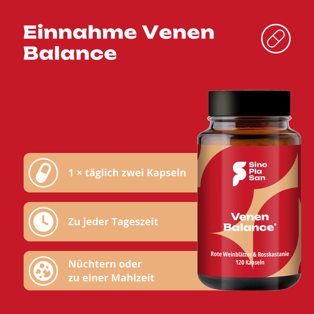 SinoPlaSan - Venen Balance* 120 Kapseln