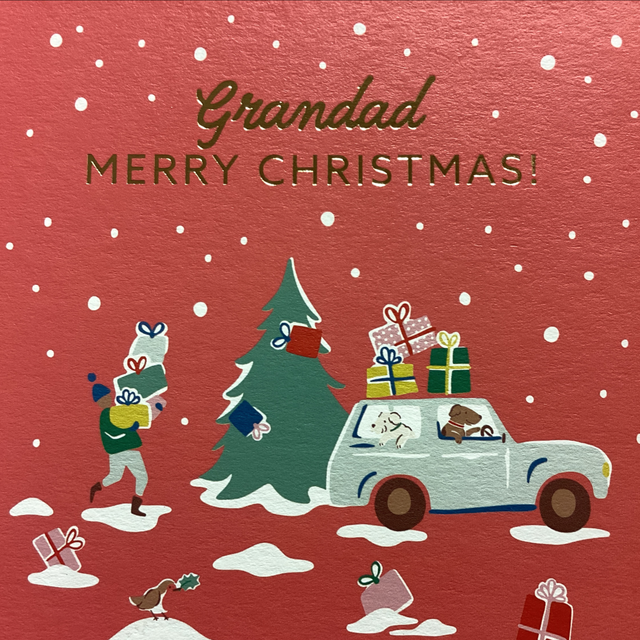 Christmas Grandparents Grandad