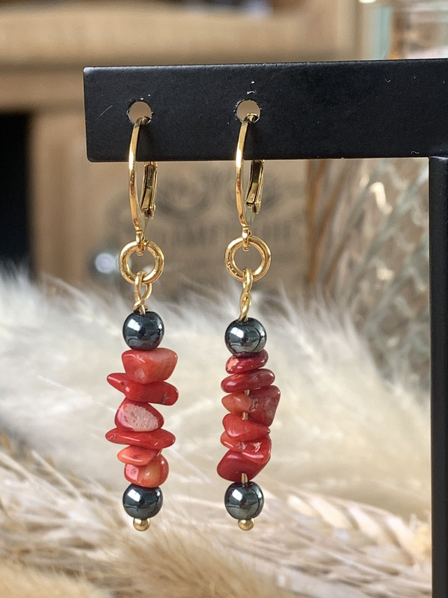 Boucles d'oreilles Coralya