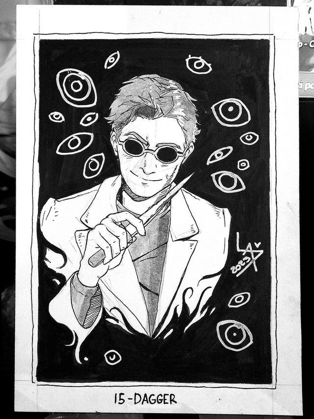 Original Art - Dagger (Inktober 2023) (2)
