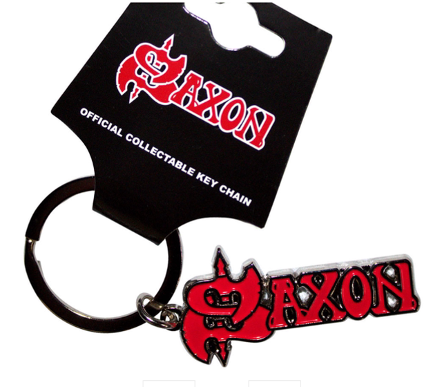 Saxon Keychain: Red Logo
