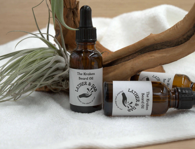 Beard Oil: The Kraken with a Refreshing Mint and Earthy Aroma