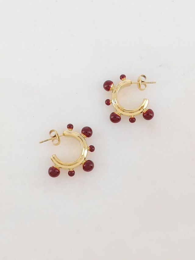 Créoles acier Solaria