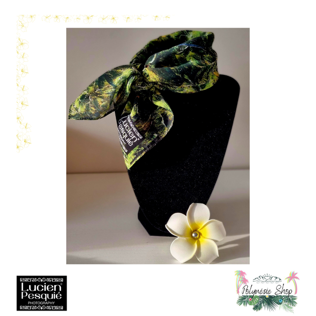 Foulard Cocoteraie d'Ahe 46x46cm