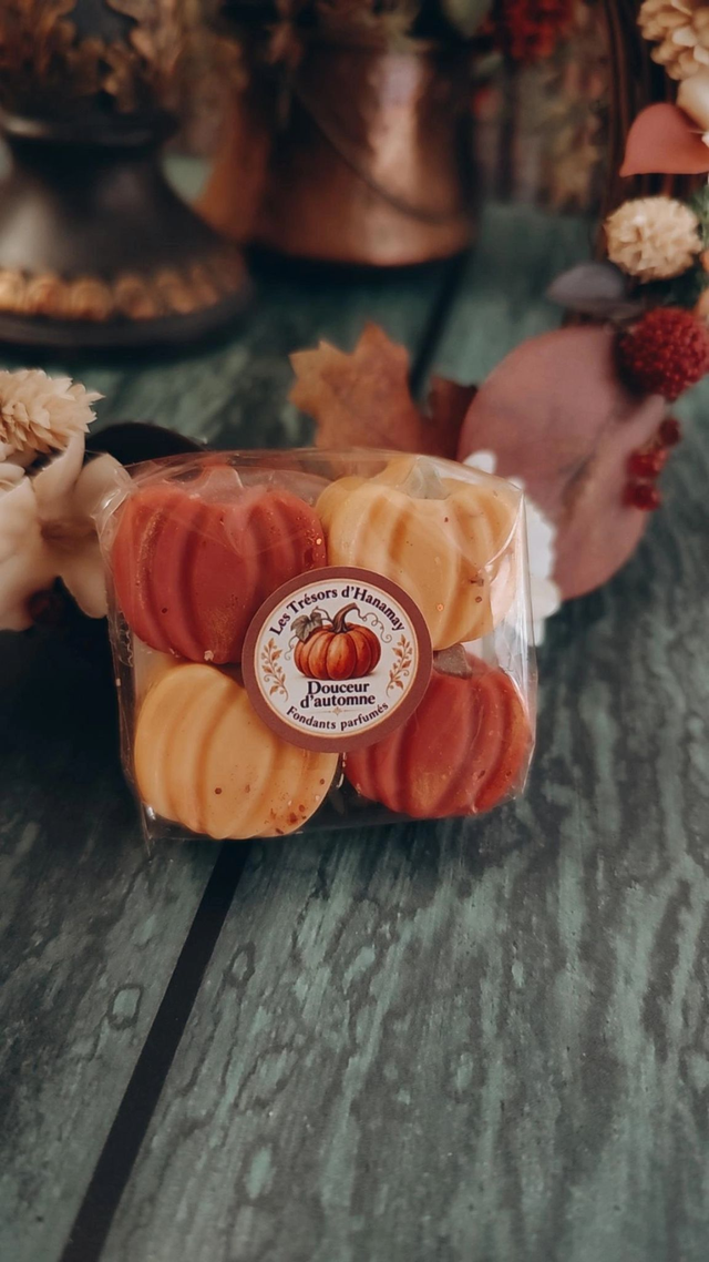 Fondants parfumés citrouille vanillée