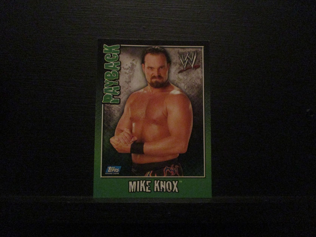 Mike Knox - Payback Original Trading Card #85