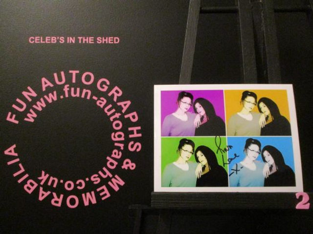 Tina Love Authentic Autographed 6x4.5 Pop Art Limited Edition (2)