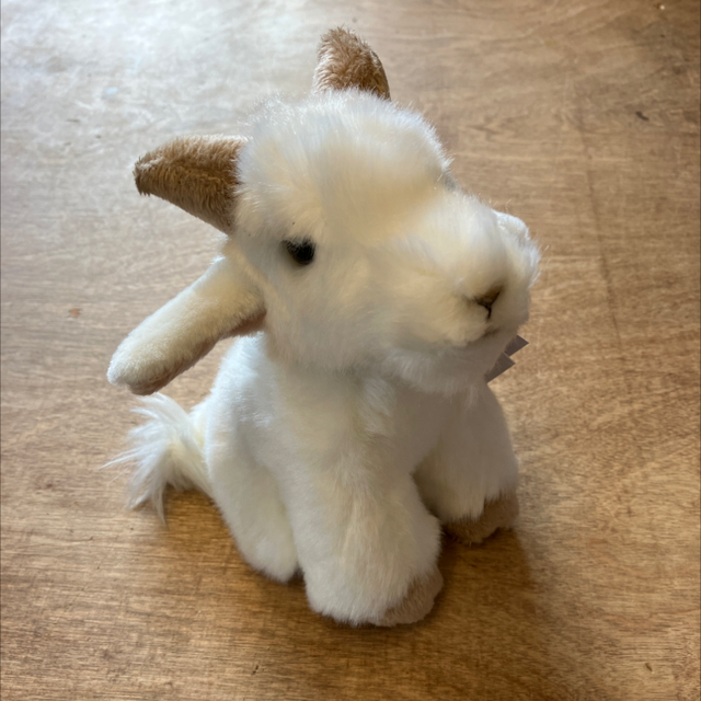 White Goat Soft Toy 