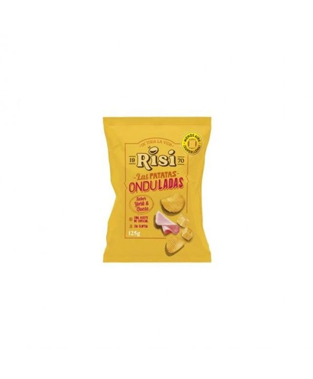 Risi Patatas Onduladas York Queso 125gr