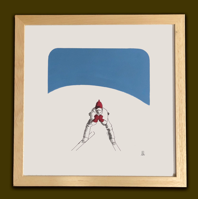 dessin encadré "shuss" 