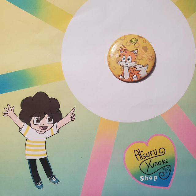 Tails / Rainbow Badges / Serie 10 / Sonic / (Design by Atsuru_Yunoki (me) )