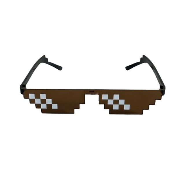 Lunette Thug Life Petit Format Marron 