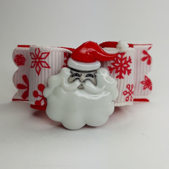 Noeud pour chien-Noel -Père Noel 