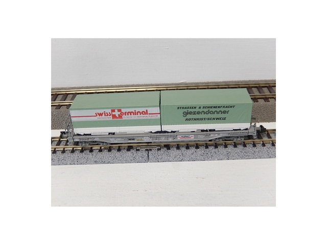 wagon containers swiss terminal roco 25300 N