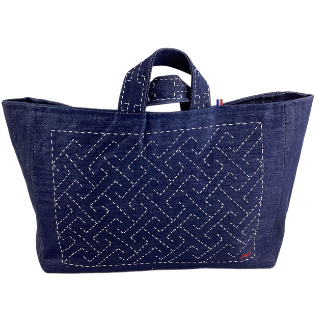 Grand cabas T en jeans