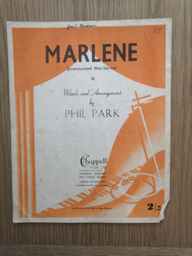 Marlene Vintage sheet music
