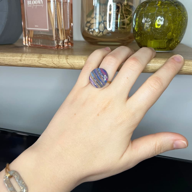 Bague Galaxie ajustable 