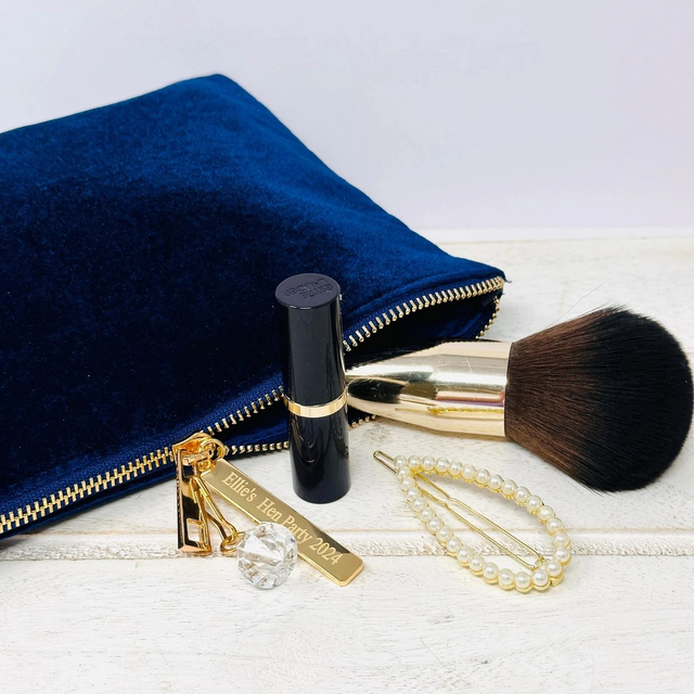 Velvet Makeup Bag