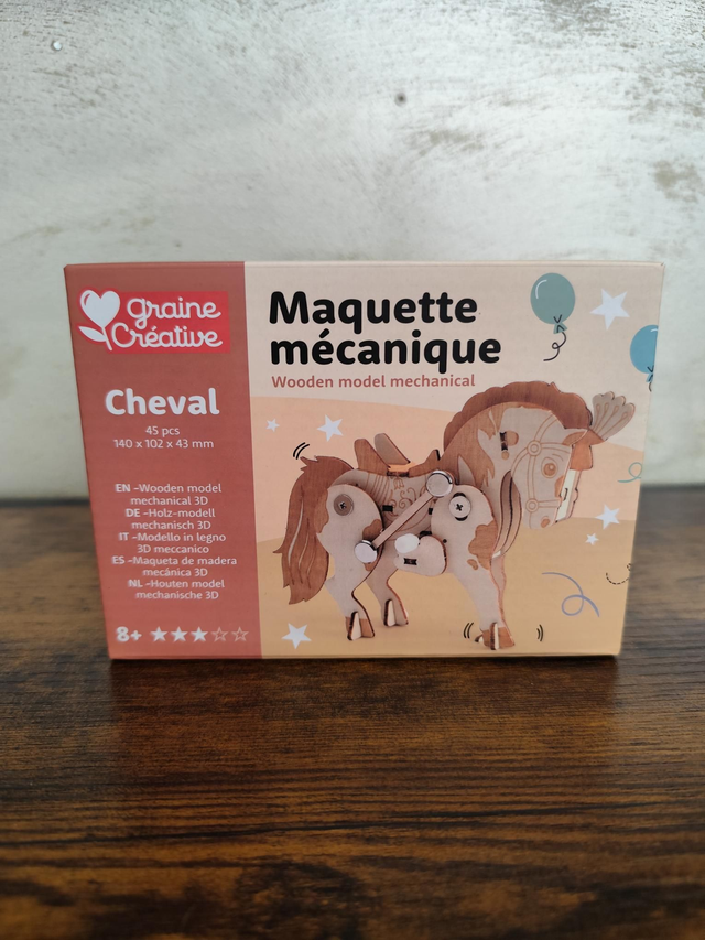 Maquette mécanique cheval
