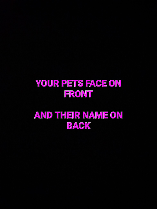 CUSTOM MADE Dog With NAME Custom Decorated &amp; Designed On 50ml Re-Fill Bauble PRE-ORDER