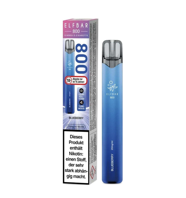 110 | Elfbar 800 Einweg E-Zigarette Blueberry 20mg Nikotin/ml