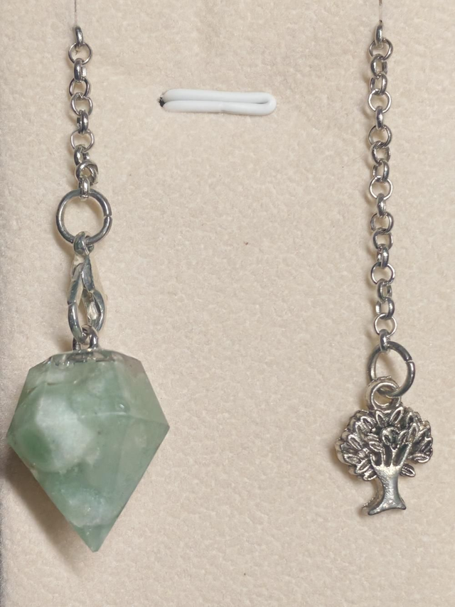 Pendule Résine &amp; Aventurine Verte