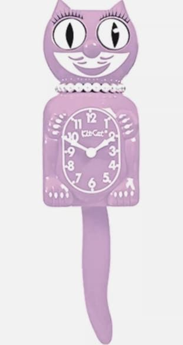 Kit-cat Klock Lady lilas