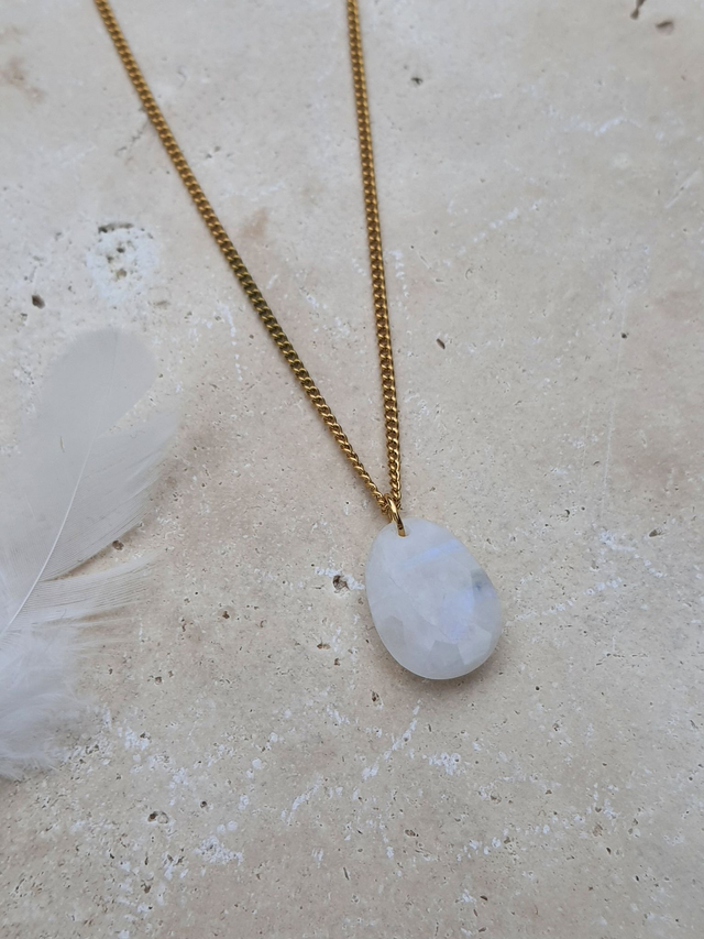 Collier pierre de lune - Intuition féminine 