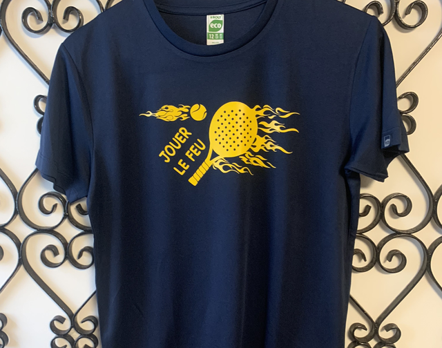 Tee shirt enfant technique « jouer le feu »