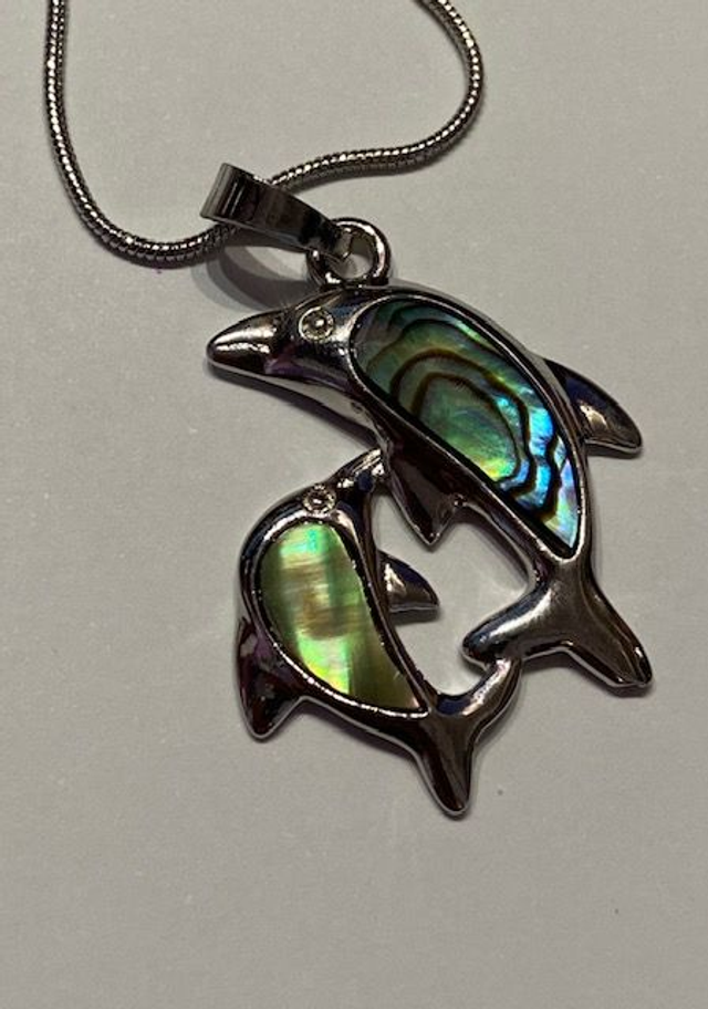 Abalone Dolphin necklace