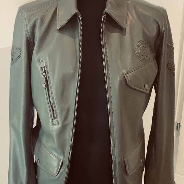 Veste cuir d’agneau Steve Mc Queen Mainpol 