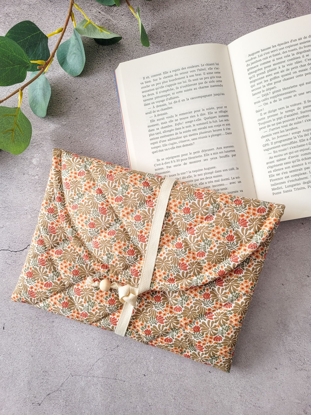 Pochette à livre Romy coton matelassé