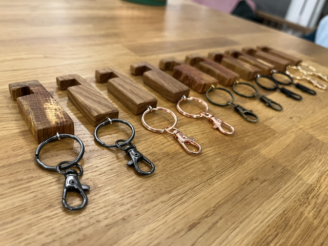 Phone stand keyring