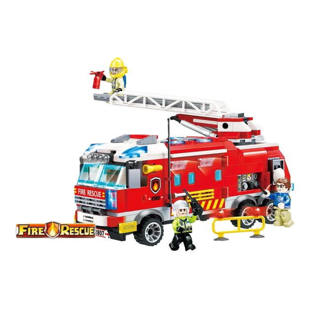 BlueBrixx-Kids 107159 Stadtfeuerwehr: Feuerwehr-Kommandowagen