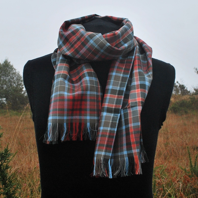 Echarpe Courte Gordon Red Muted