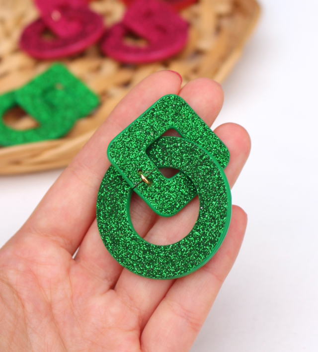 Alix • vert pailleté