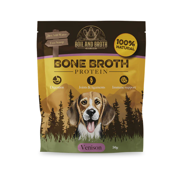 BOIL & BROTH DEHYDRATED VENISON 50G