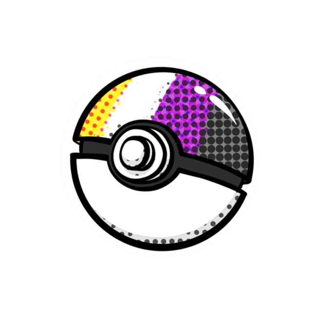 PRIDE | Non-Binary Pokeball