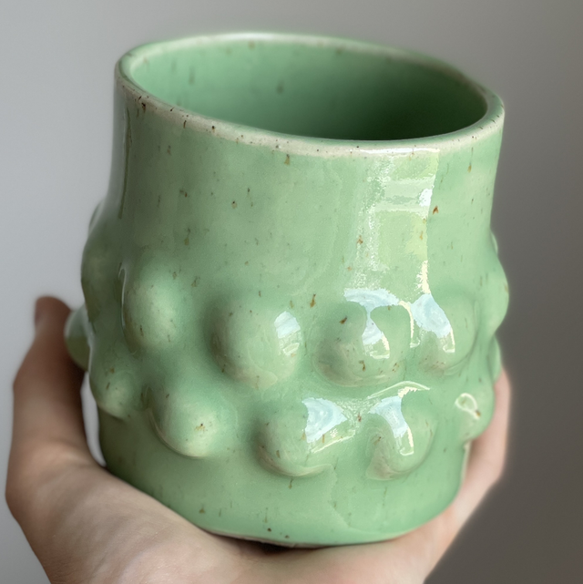Light Green Bubble Mug