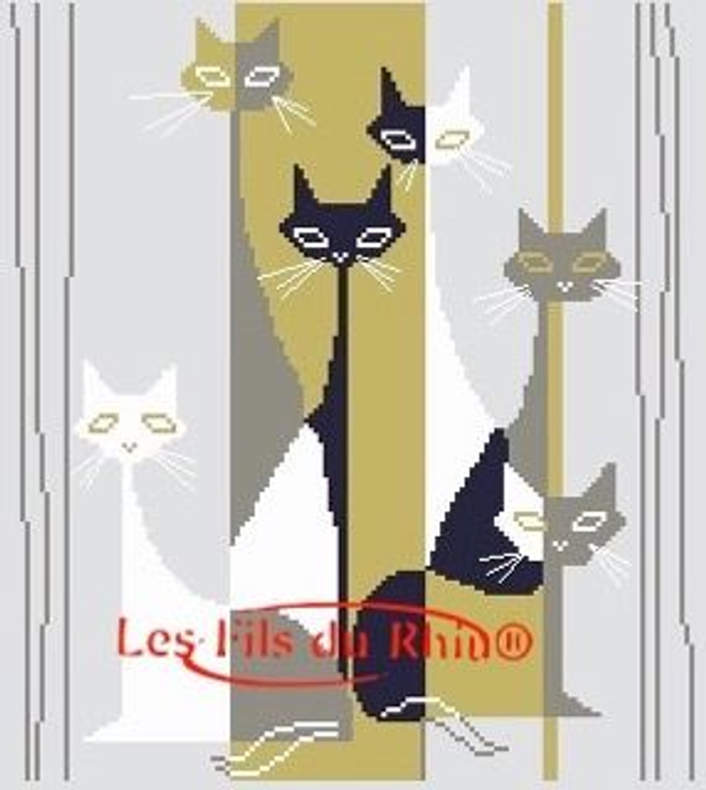 Grille Chats curieux 