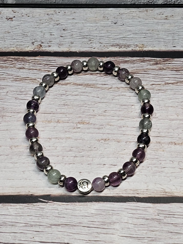 Bracelet en Fluorite naturelle – 6 mm