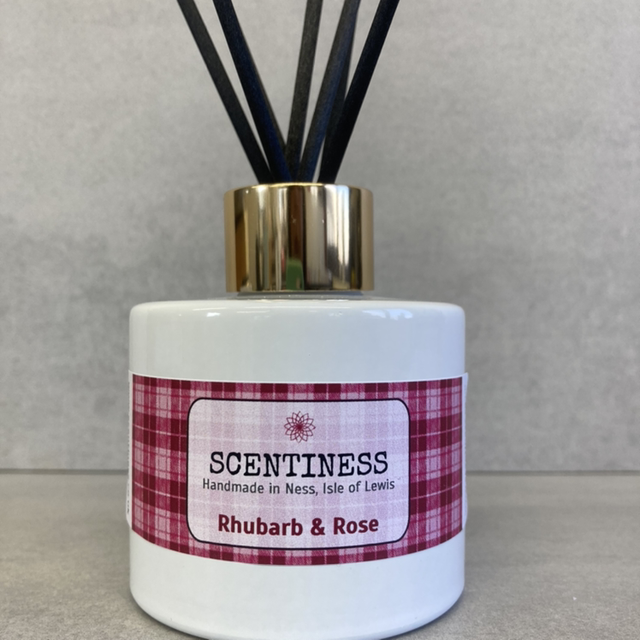 Reed Diffuser 100ml, White Glass Bottle