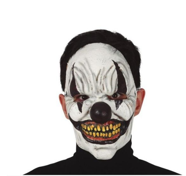 halloween ,  2923  MASCHERA PAGLIACCIO IN LATTICE