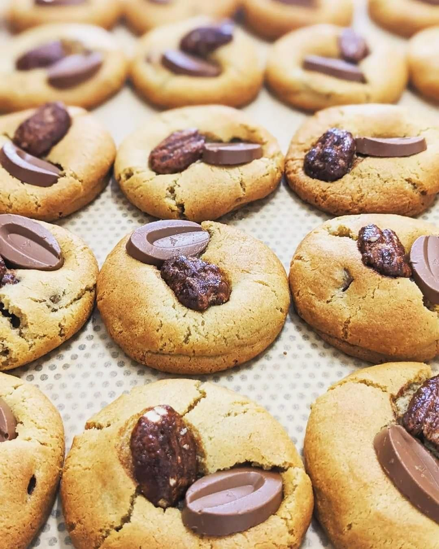 Cookie Noix de Pécan caramélisées/Chocolat lait Jivara